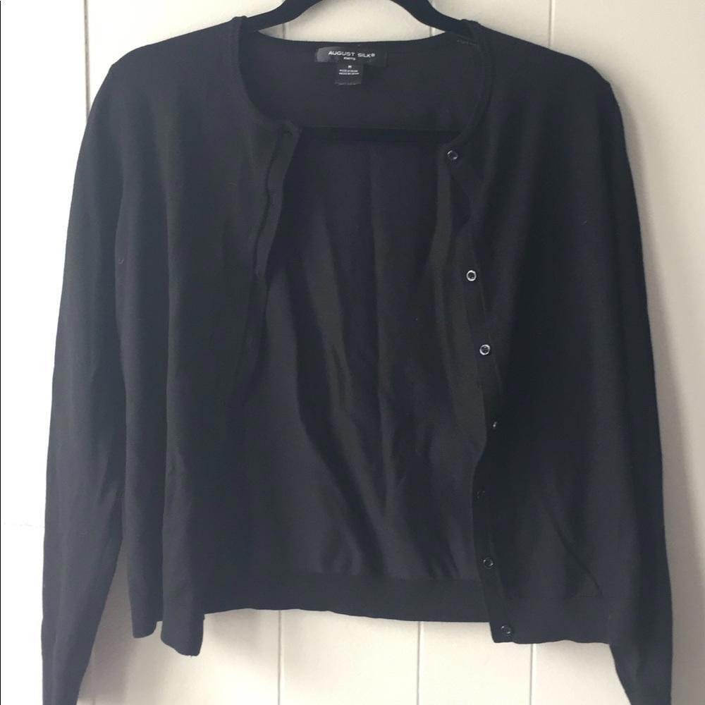 August Silk Cardigan